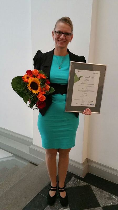 Gewinnerin des DeafExist-Award