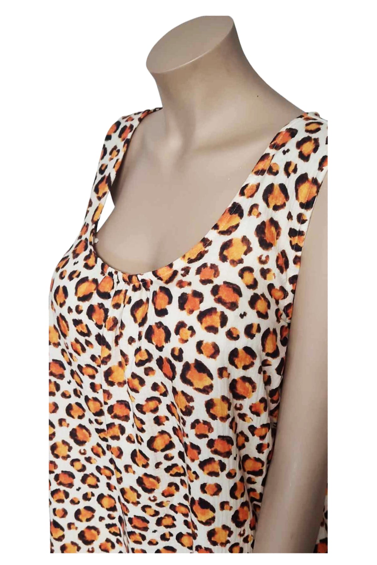Lässiges Top Leoparden