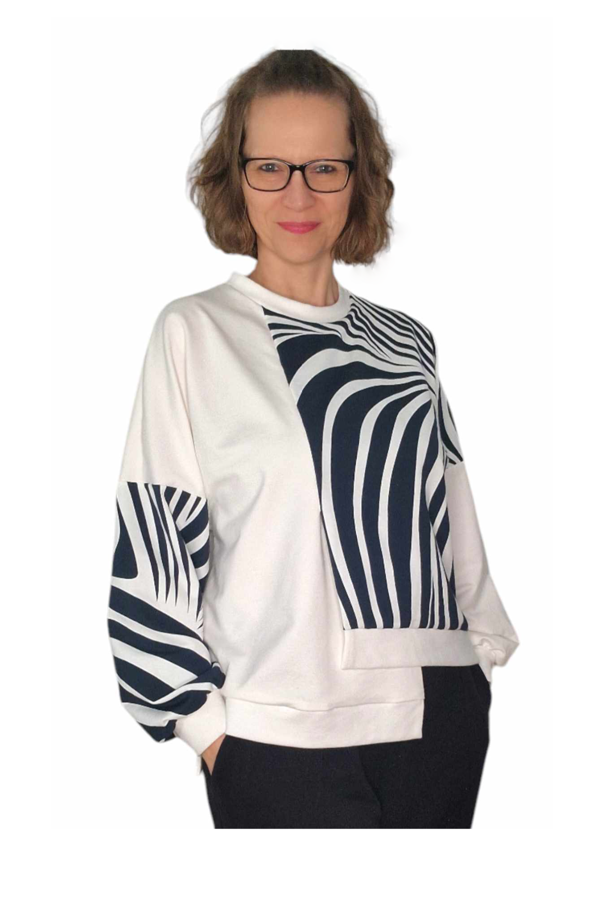 Design Sommersweat Pullover Zebra
