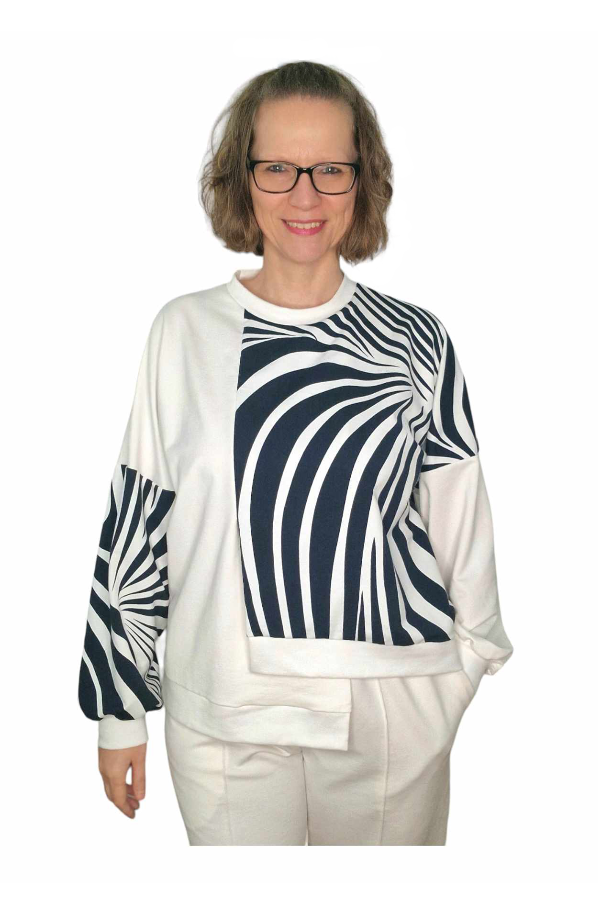 Design Sommersweat Pullover Zebra