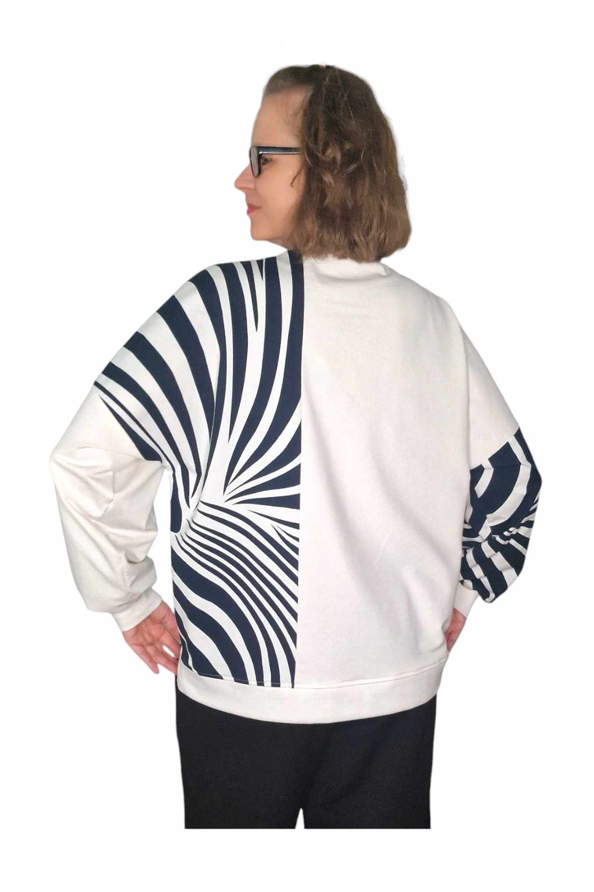 Design Sommersweat Pullover Zebra