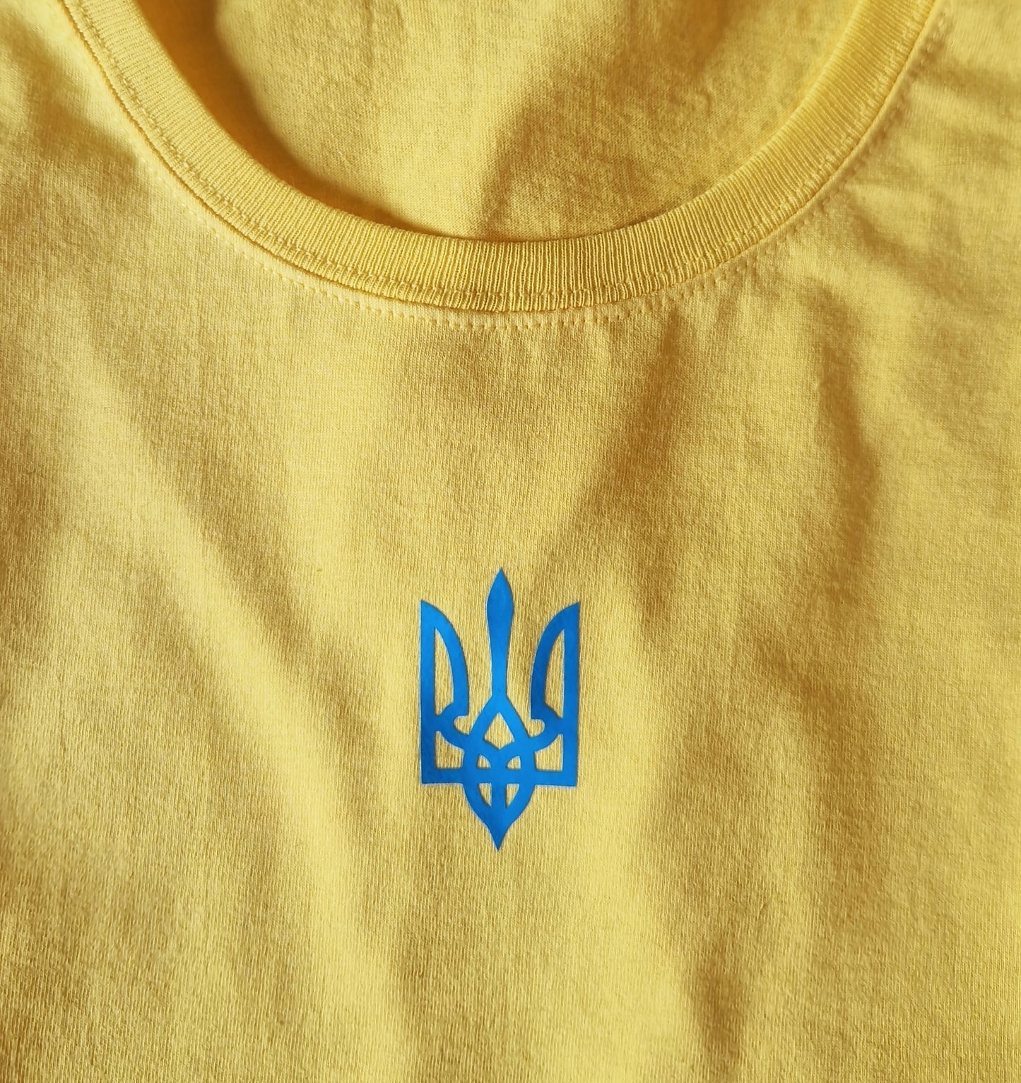 Ukraine T-Shirt für Damen Gelb