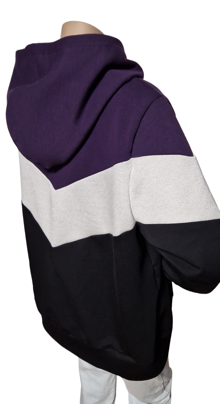 Kapuzen Pullover (ohne Innentasche) Lila