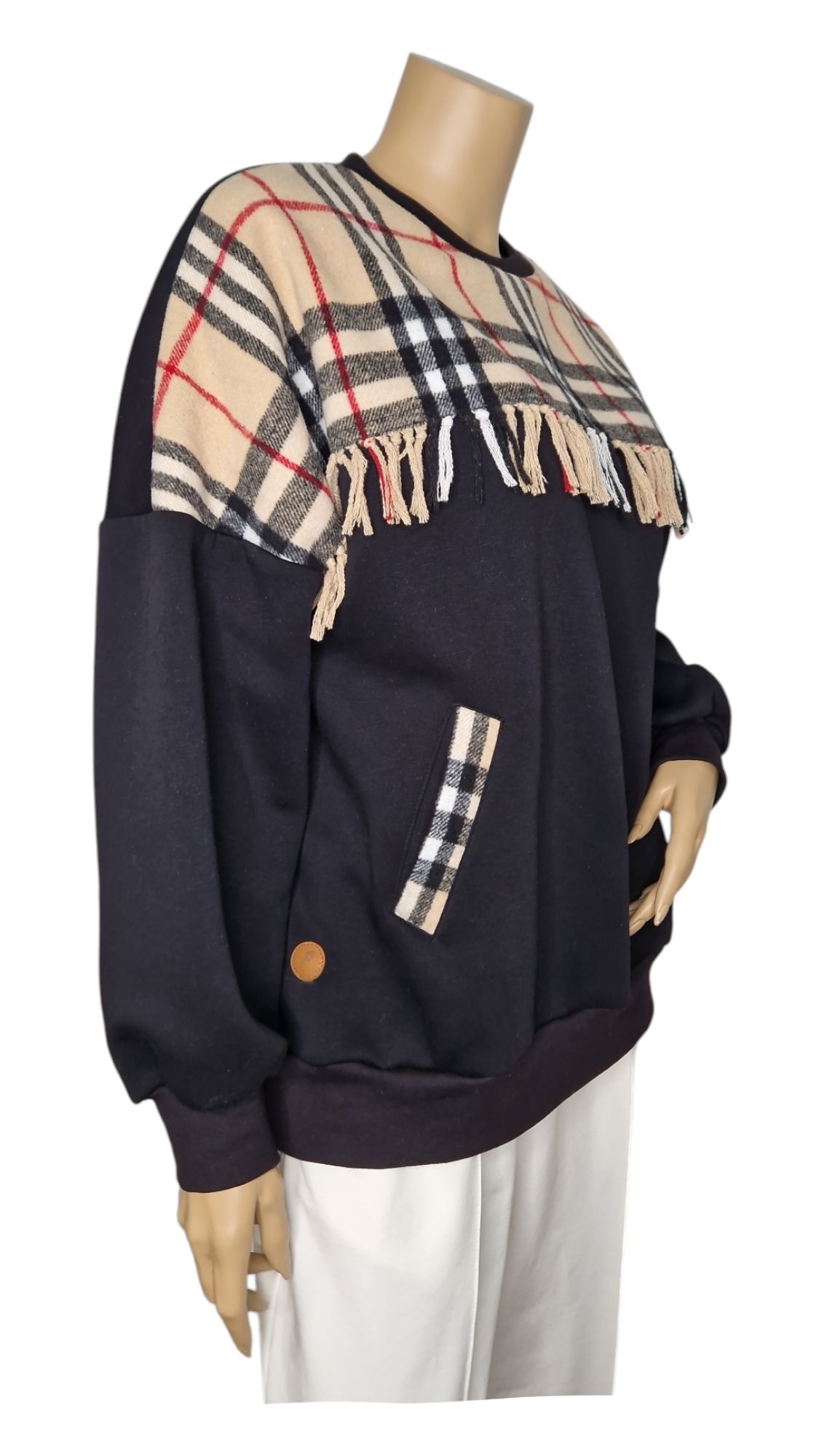 Wintershirt Schottische Fransen
