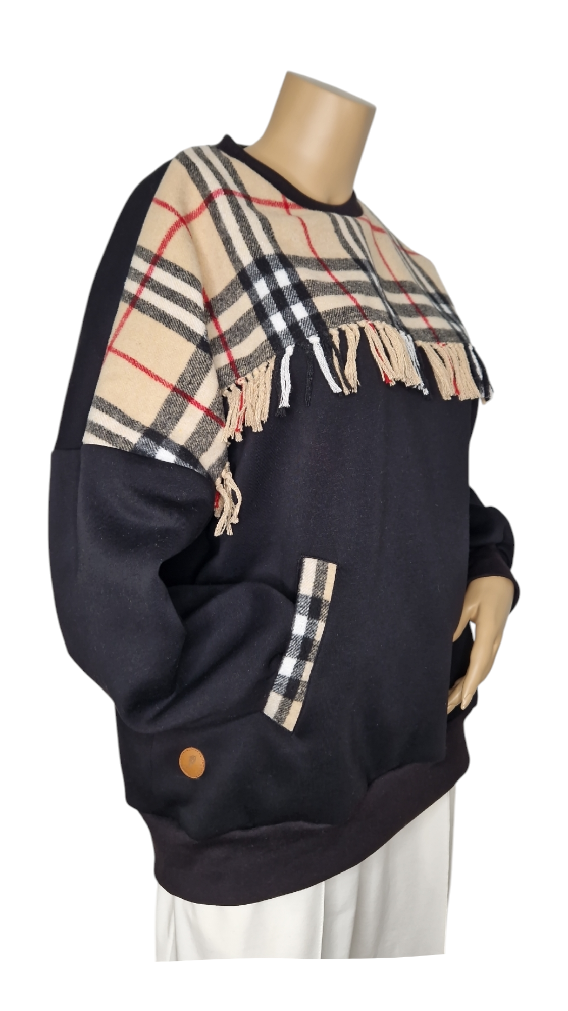 Wintershirt Schottische Fransen