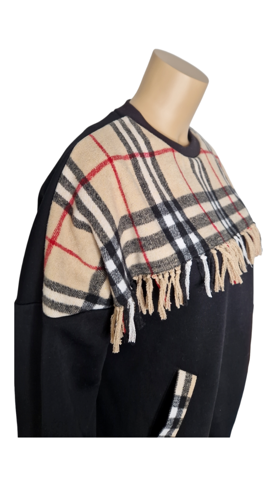 Wintershirt Schottische Fransen