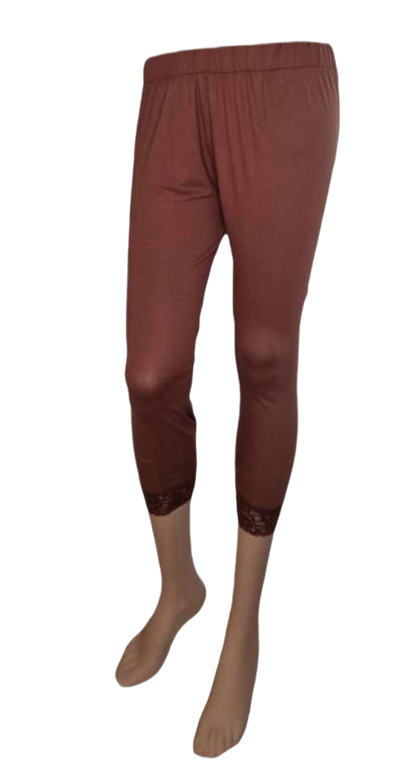 Capri Leggings Mittelbraun