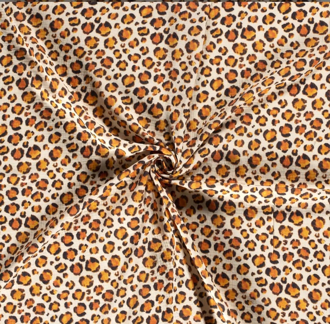 Normal Scrunchie Musselin Anker, Blumen & Leopard (Etsy)