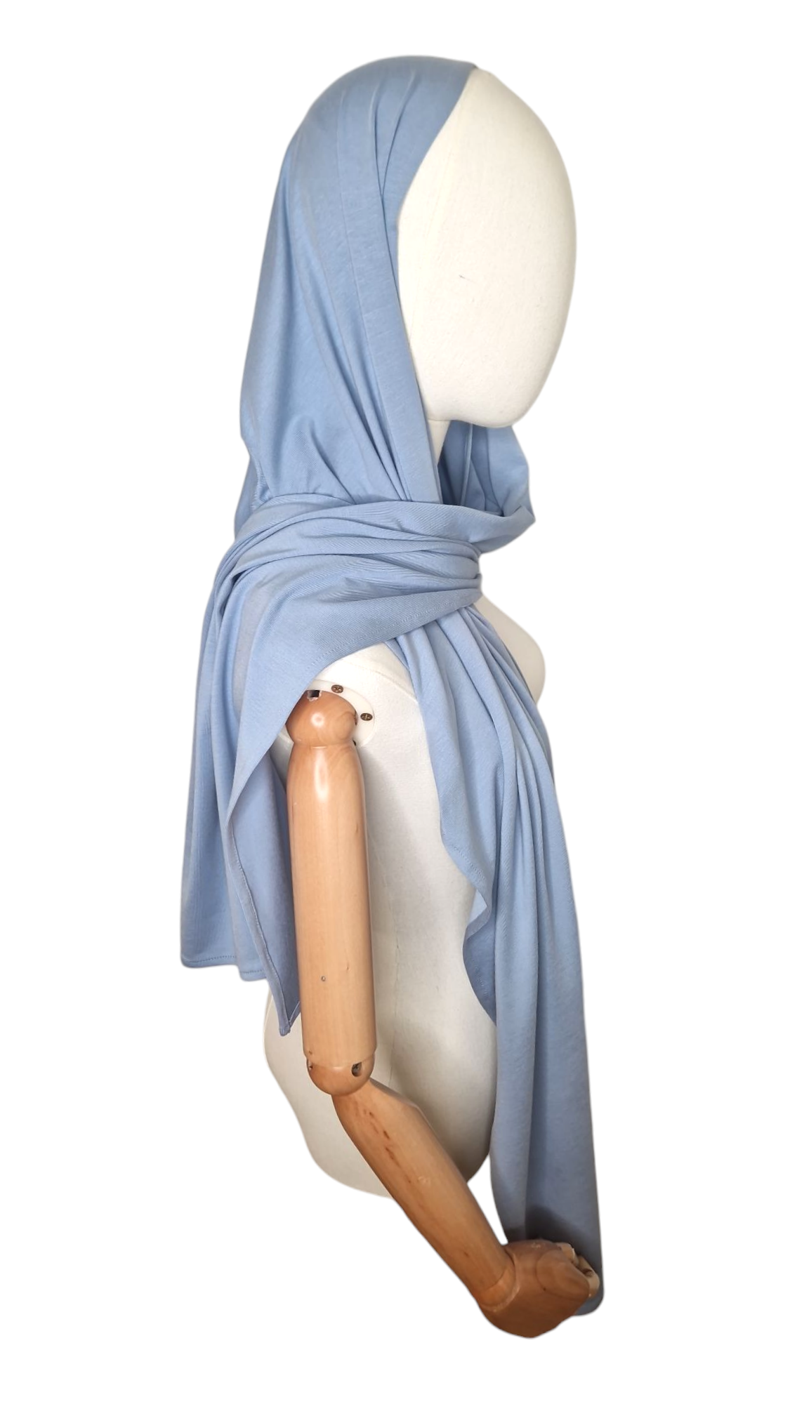 4 in 1 Tuch Bamboo Babyblau