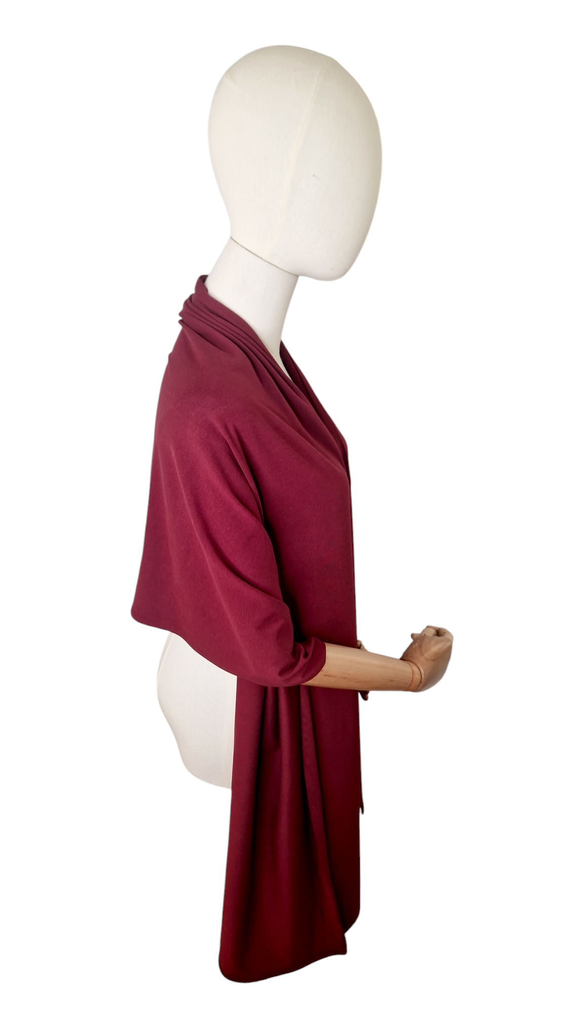 4 in 1 Tuch Bamboo Bordeaux