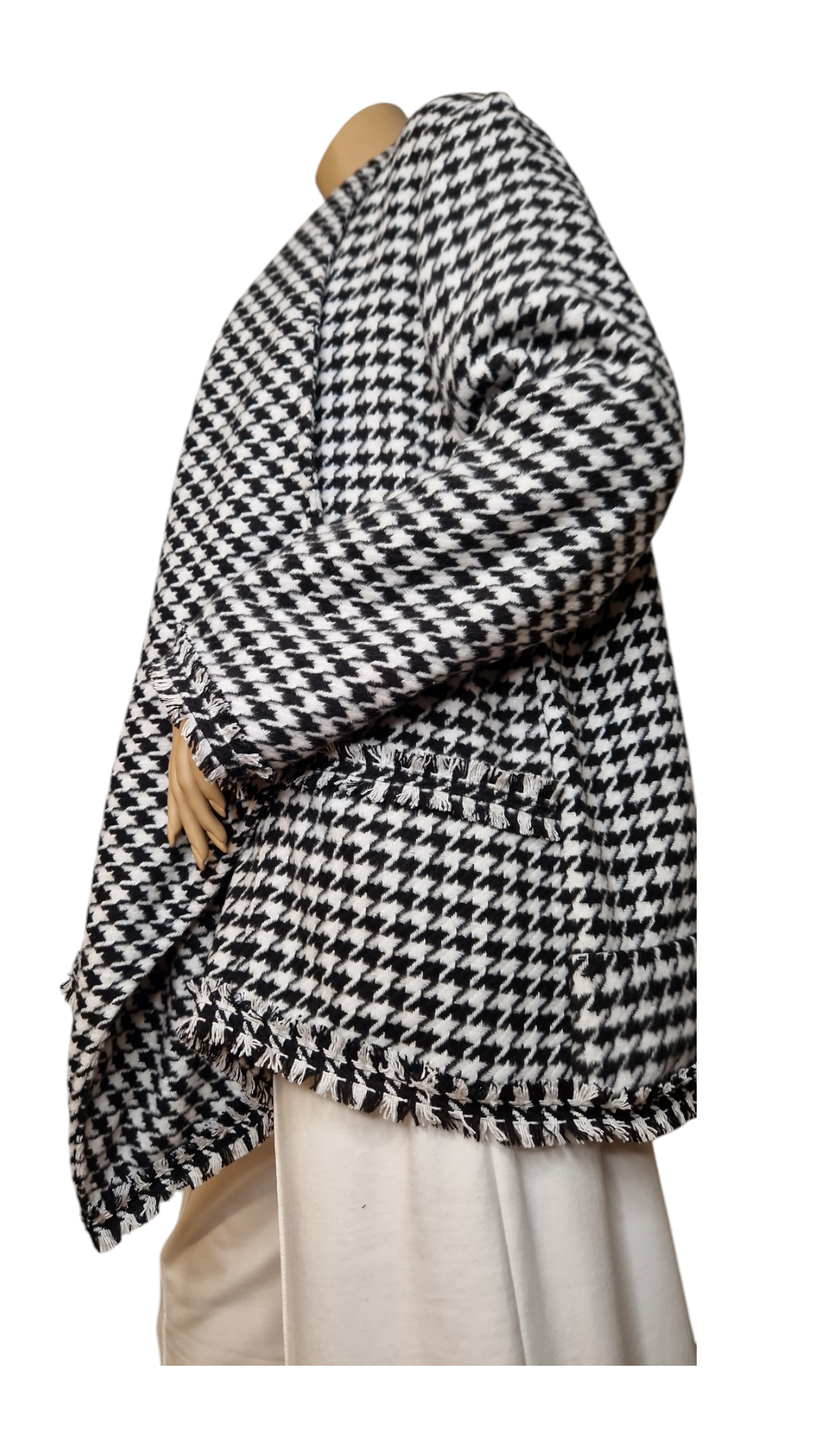 Hahnentritt Cardigan