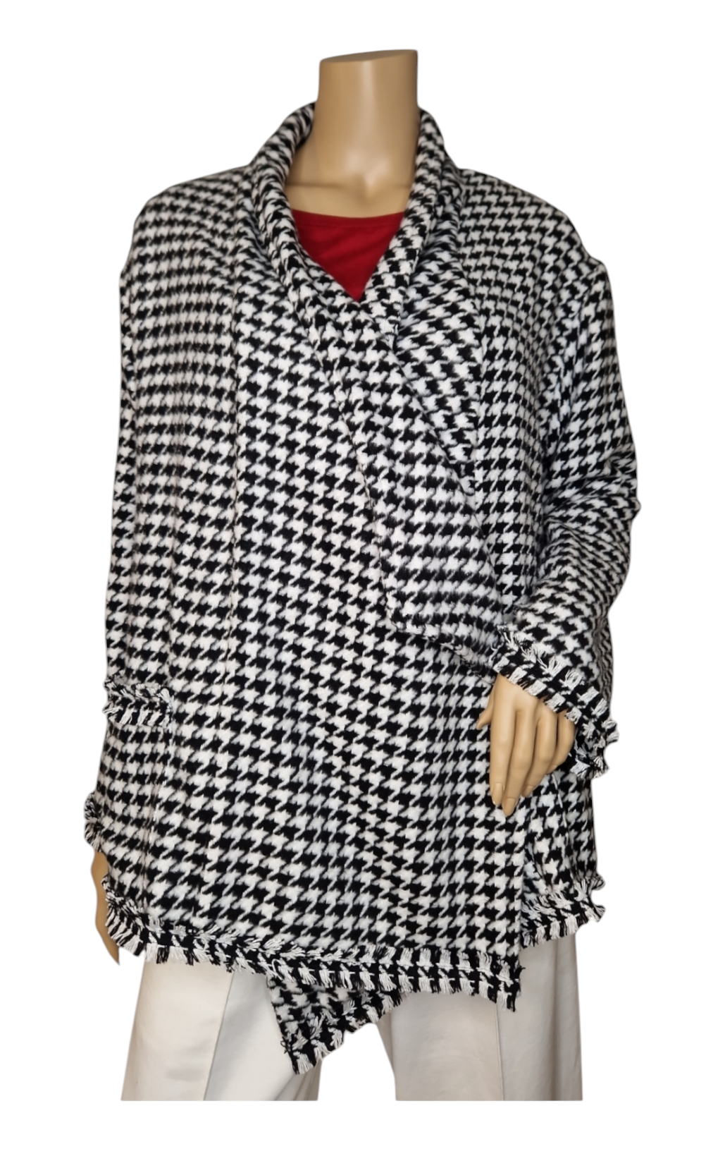 Hahnentritt Cardigan