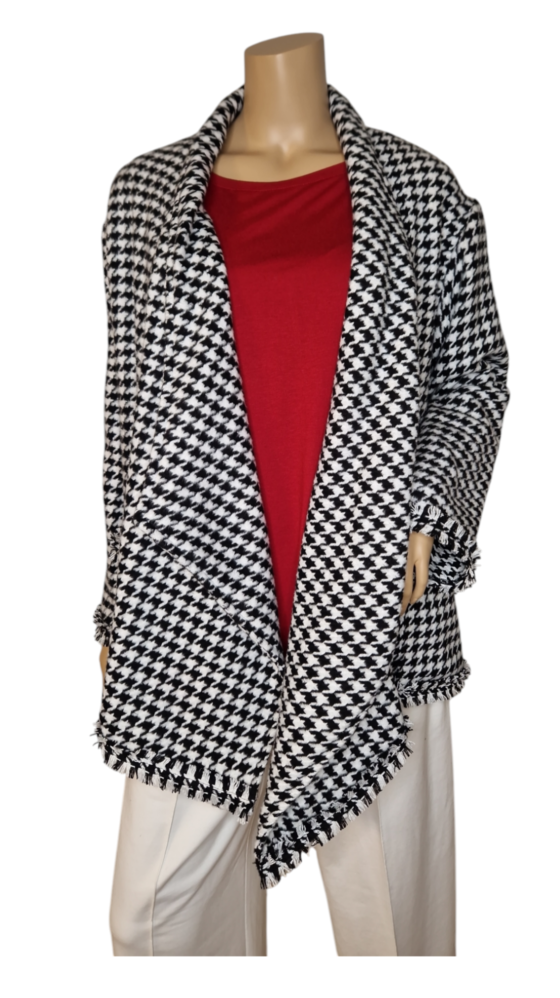 Hahnentritt Cardigan