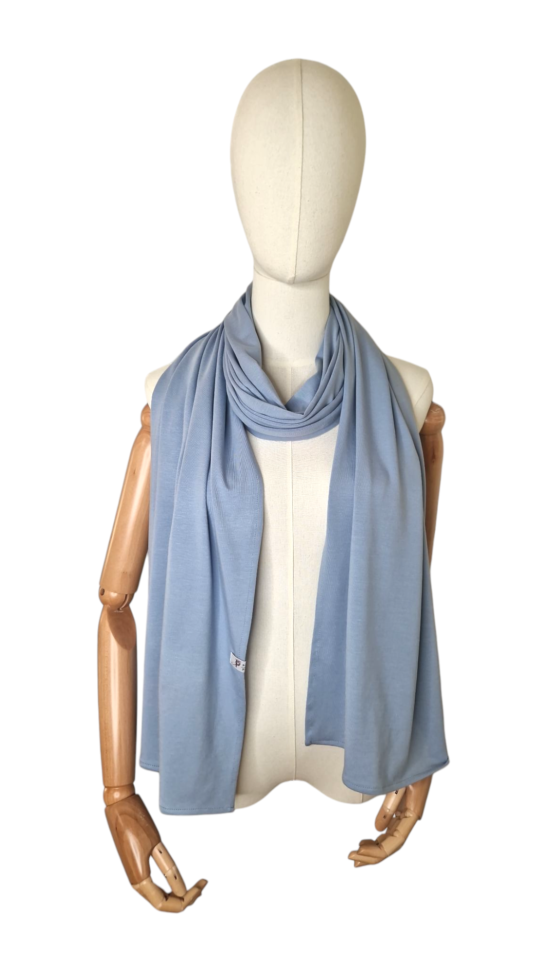 4 in 1 Tuch Bamboo Babyblau