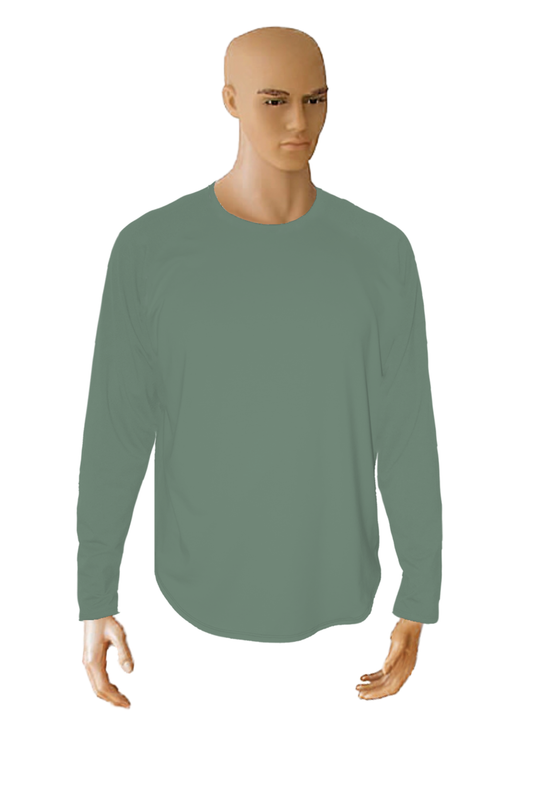 Herren Bamboo Raglanshirt Mint