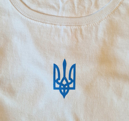 Ukraine T-Shirt für Damen Weiß