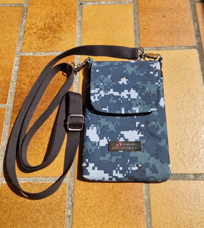 Handytasche zum Umhängen Canvas Camouflage