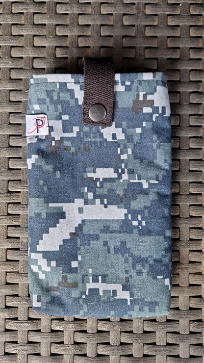 Gürtel-Handytasche Mann Canvas Camouflage