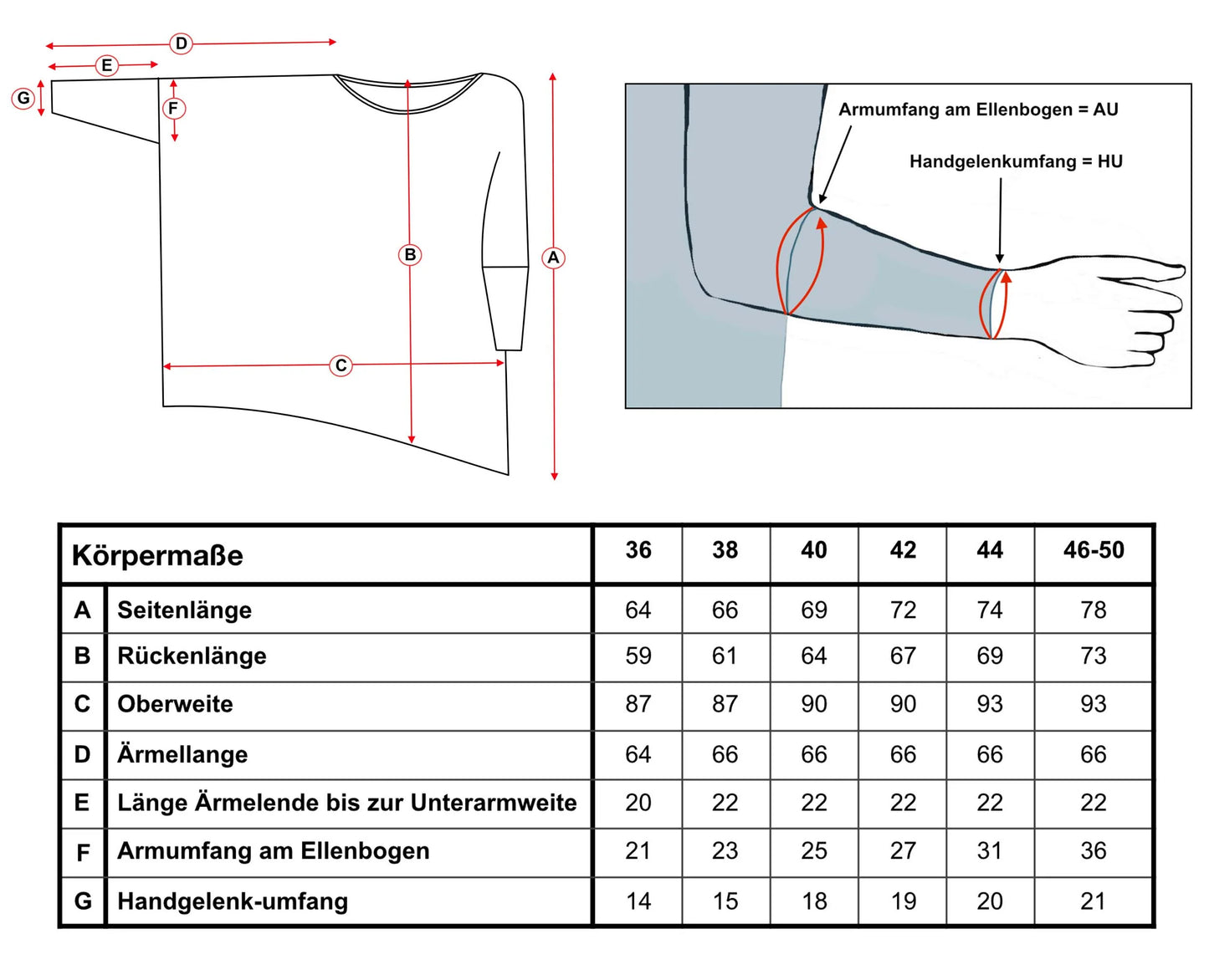 Longshirt mit rundem Halsausschnitt Royalblau