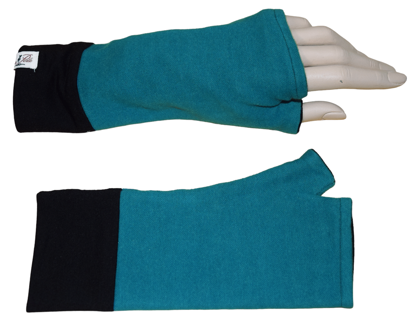 Lange Handschuhe Jacquard (Etsy)