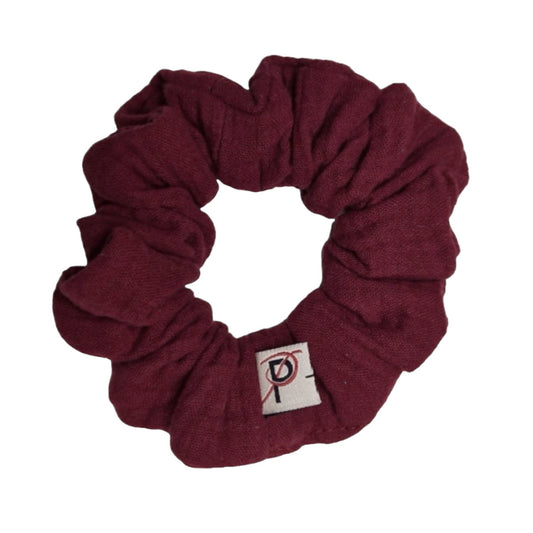 Normal Scrunchie Musselin Bordeaux