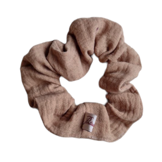 Normal Scrunchie Musselin Caramel