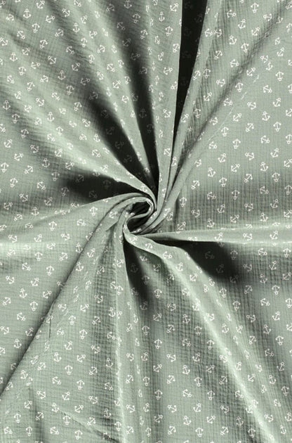 Normal Scrunchie Musselin Anker, Blumen & Leopard (Etsy)