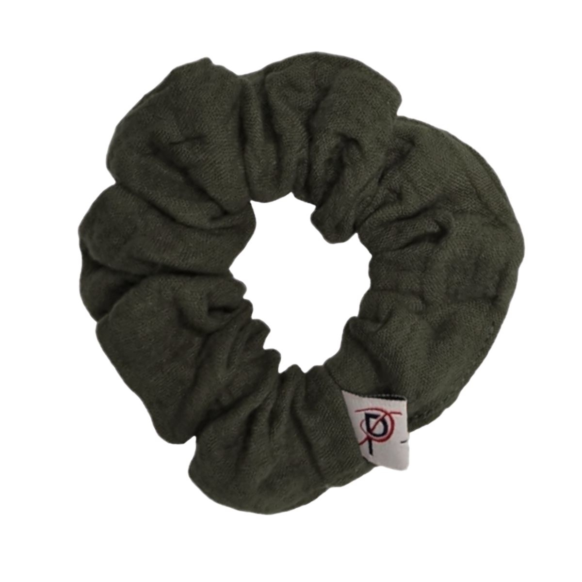 Normal Scrunchie Musselin Khaki