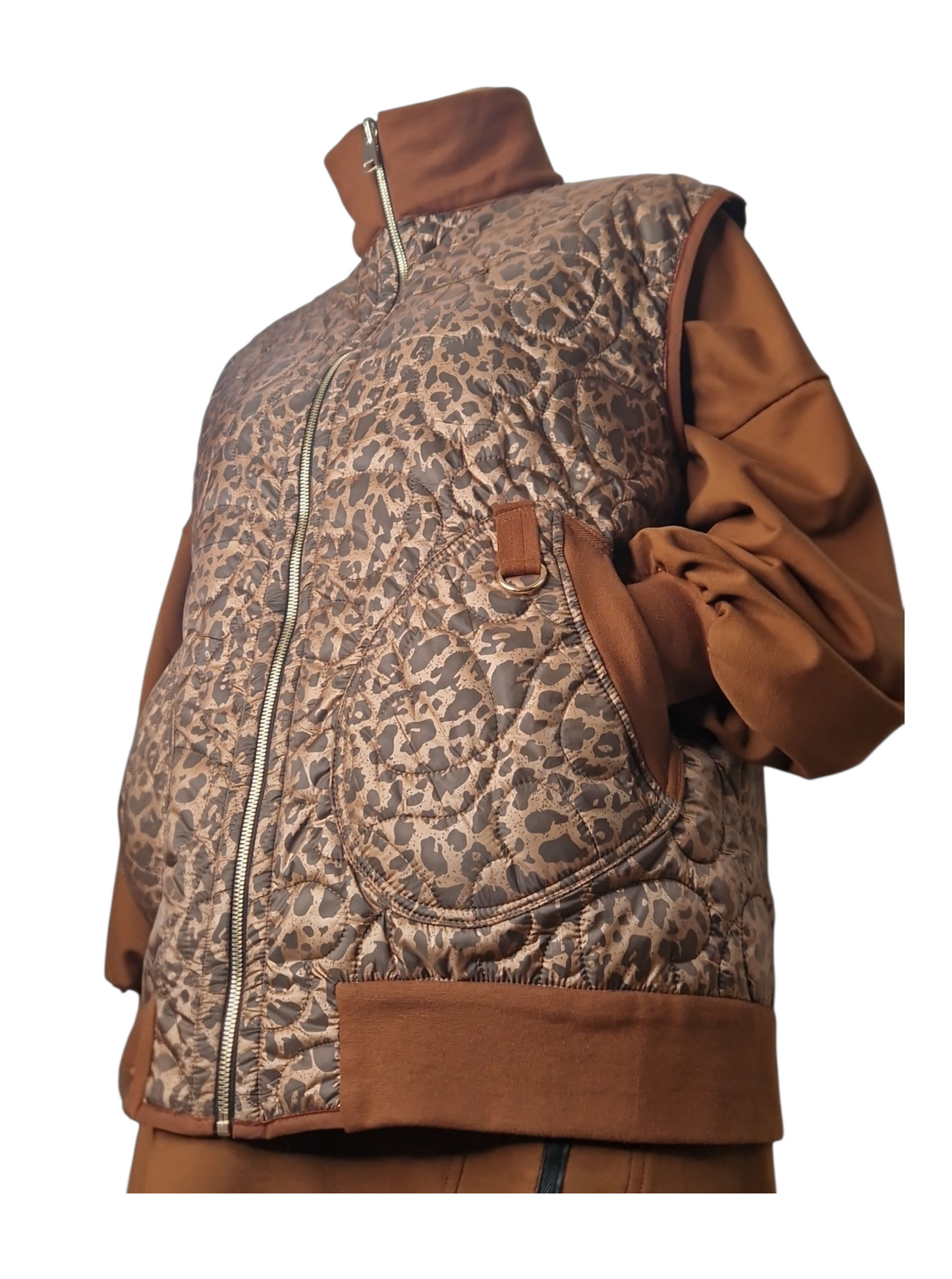 Herz-Steppweste zum Wenden – Leo und Caramel