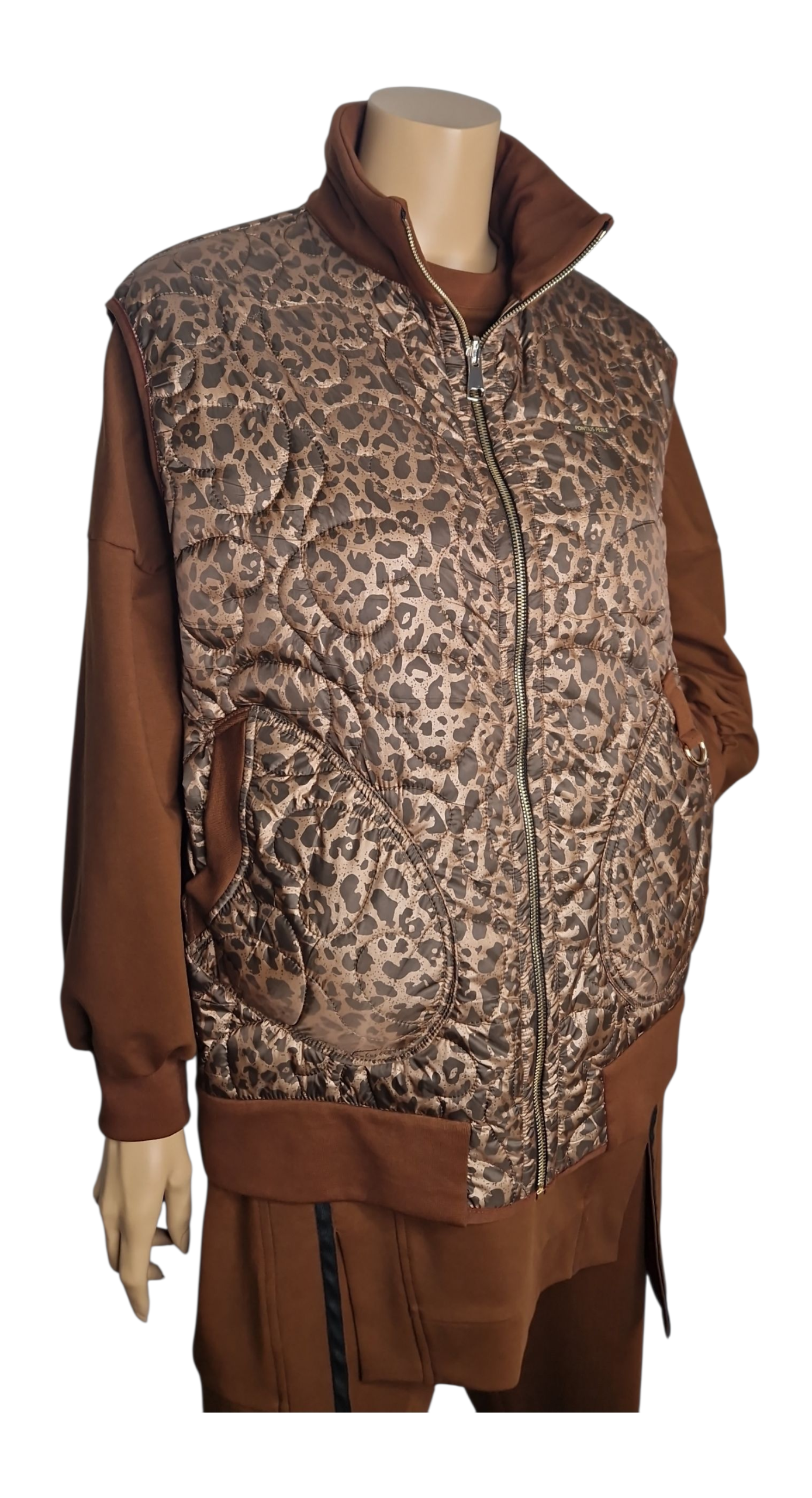 Herz-Steppweste zum Wenden – Leo und Caramel