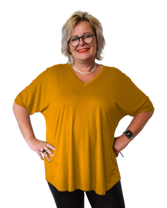 Tunika mit V-Ausschnitt