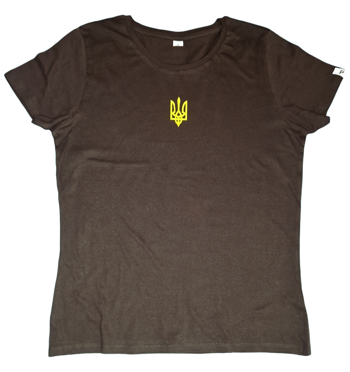 Ukraine T-Shirt für Damen Dunkelbraun