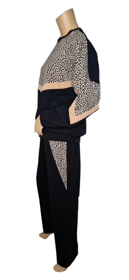 Set Leoparden Jogginganzug