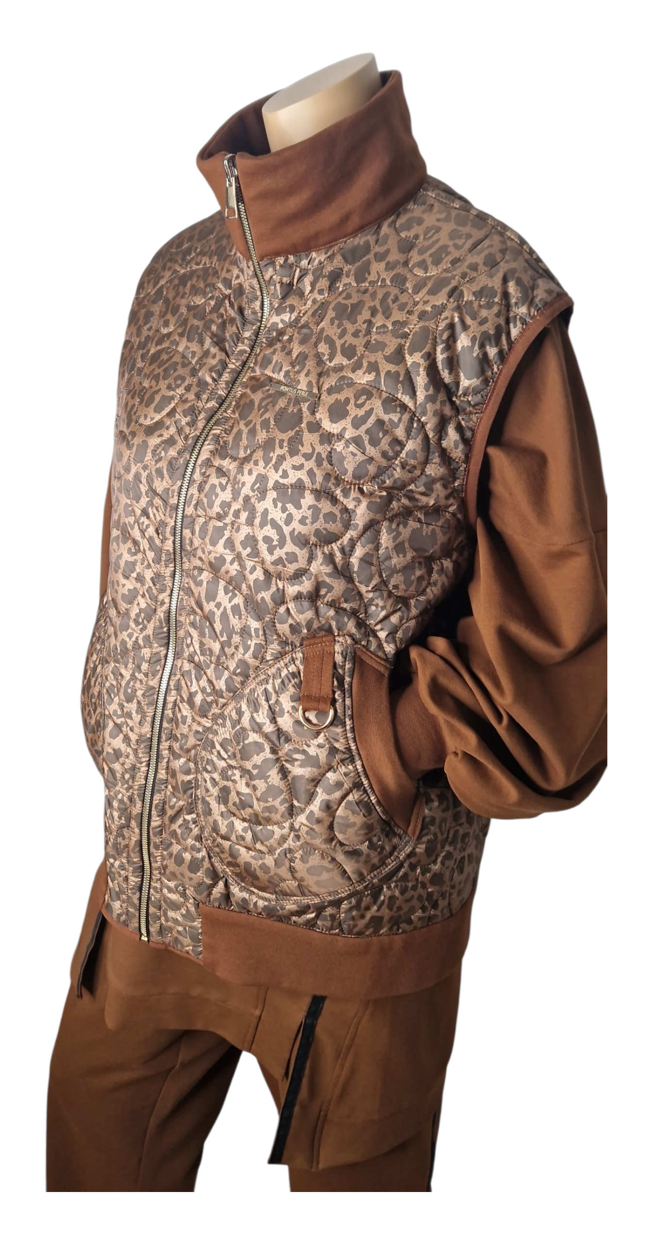 Herz-Steppweste zum Wenden – Leo und Caramel