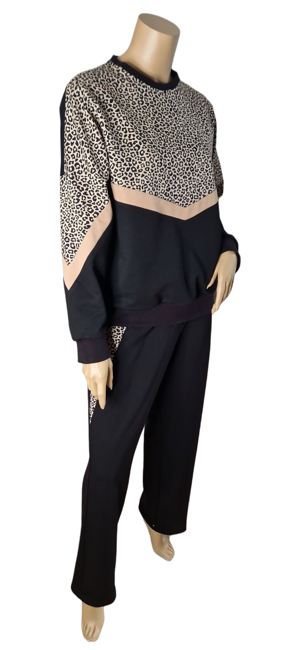 Set Leoparden Jogginganzug