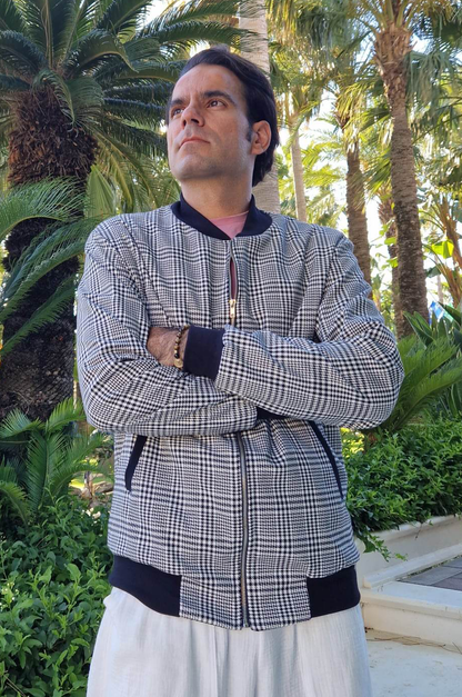 Herren Karierte Blouson